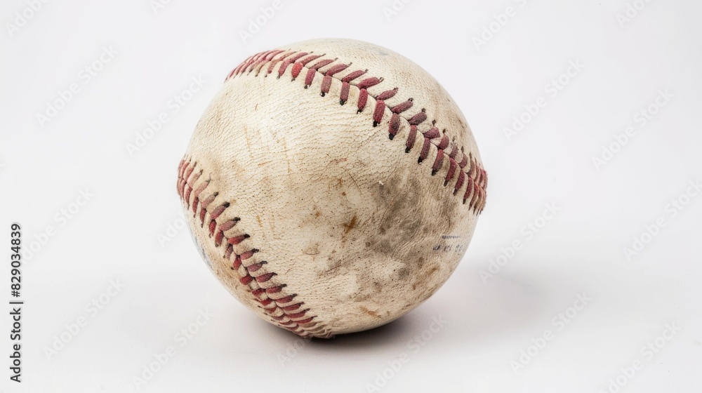 Close up of a baseball, suitable for sports-related designs Close up of a baseball, suitable for sports-related designs