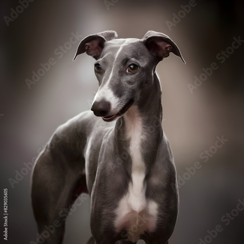 sad italian greyhound 