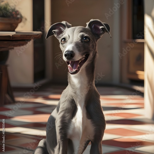happy italian greyhound