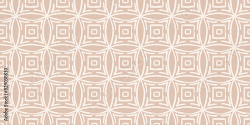 Trendy aesthetic abstract seamless pattern with geometric print. Minimalistic Organic brush stroke, ink texture. Simple design for wallpaper, textile, wrapping, packing, fabric, branding, decoration