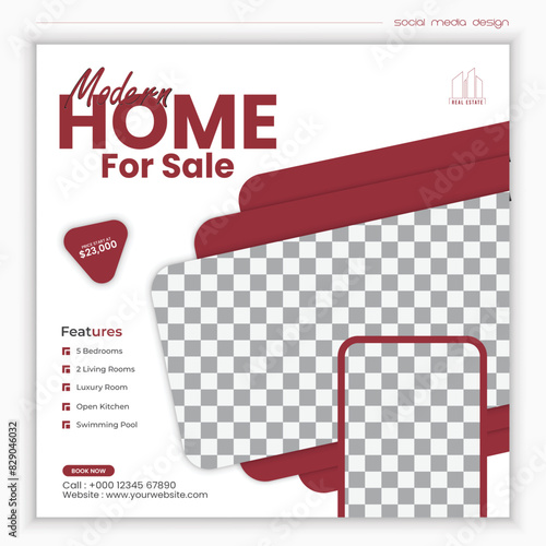 Eye Catching Real Estate Sales Post Template