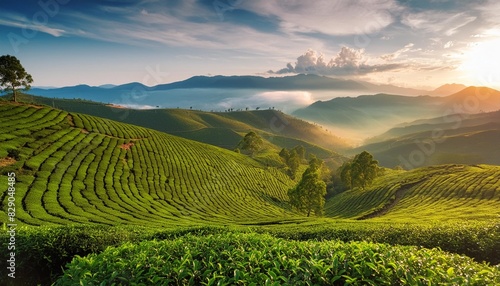tea plantation lanscape
