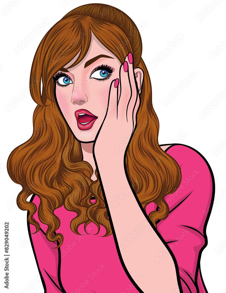 Women gossiping telling whispering secrets