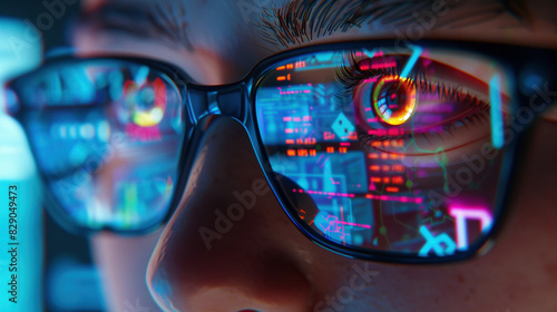 Wallpaper Mural Eyes of Knowledge: Capturing Online Learning Torontodigital.ca