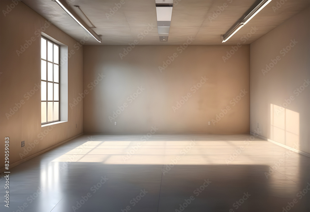 An empty loft livingroom penthouse NY,Madrid,London for Augmented reality mockup pattern frame An empty loft livingroom penthouse NY,Madrid,London for Augmented reality mockup pattern frame
