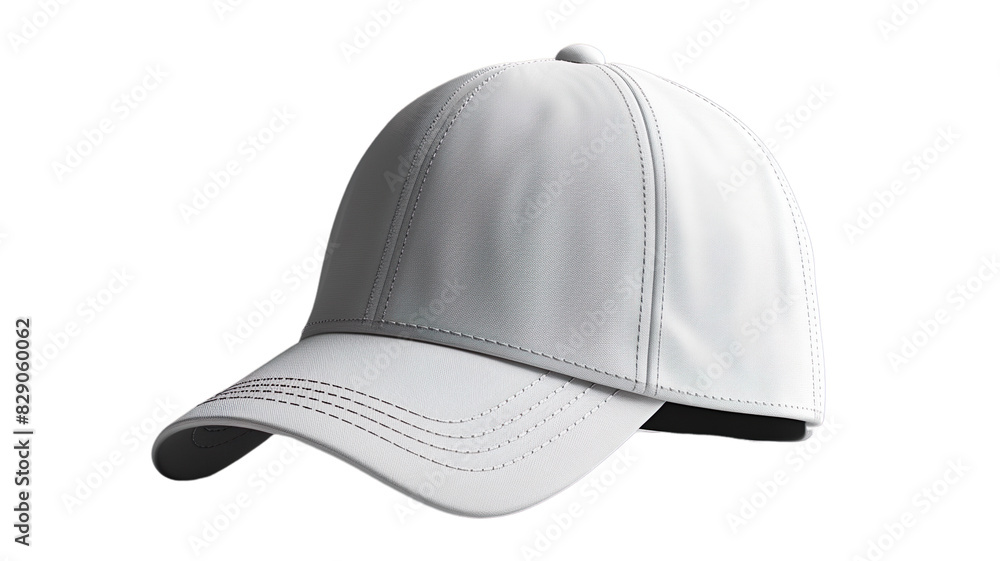 Fototapeta premium White baseball cap.