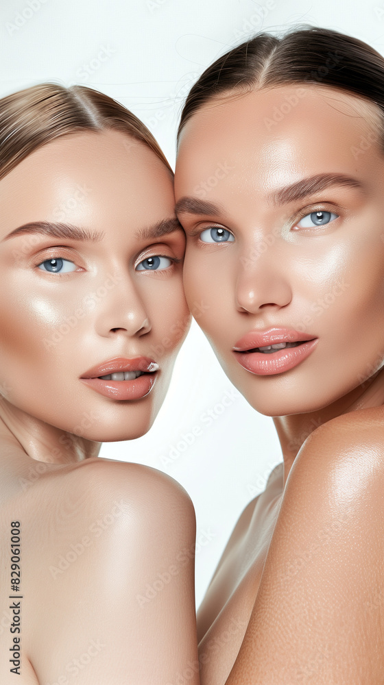 Twin Sisters Featured in a Flawless Beauty Shoot Twin Sisters Featured in a Flawless Beauty Shoot
