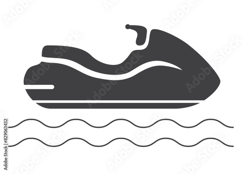 jetski race boat icon