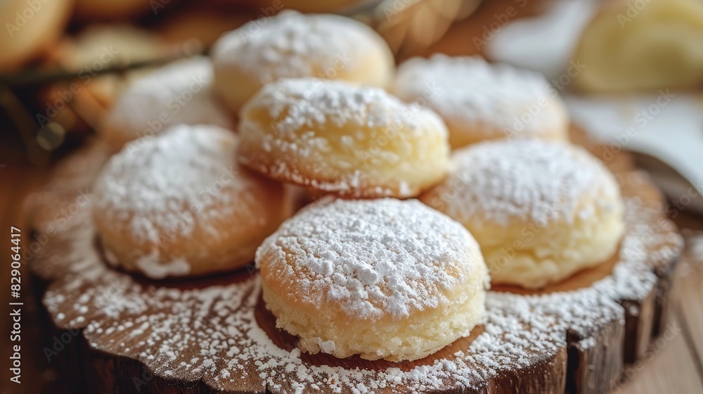 Traditional Argentinean sweet made from milk and sugar on a wooden surface