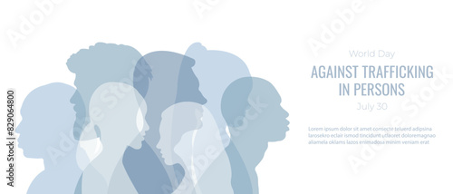 World Anti-Trafficking Day banner.