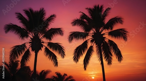 date trees at beach side