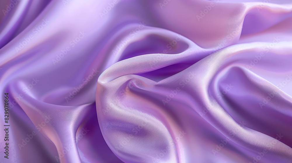 Obraz premium soft purple fabric background with smooth folds
