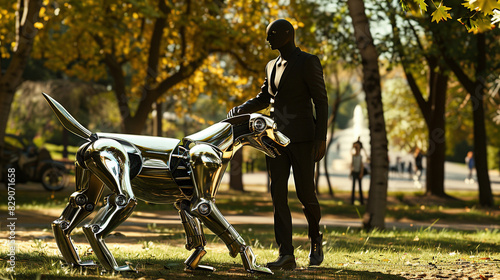 Digital Pet: Human and Robotic Canine Bonding photo