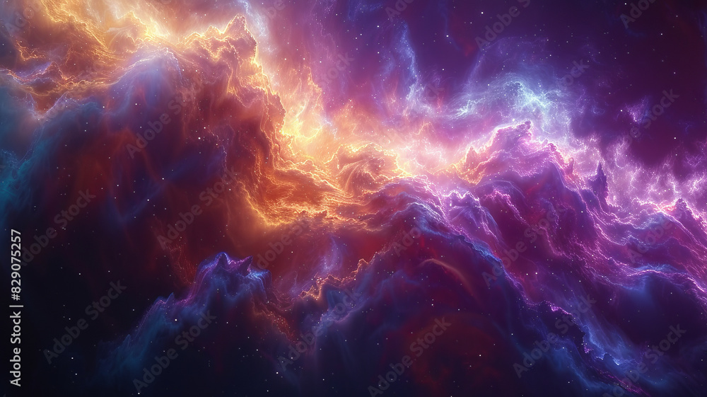 Colorful space galaxy cloud nebula. Stary night cosmos. Universe science astronomy.generative ai Colorful space galaxy cloud nebula. Stary night cosmos. Universe science astronomy.generative ai