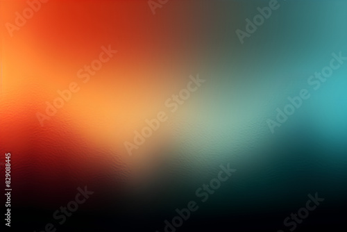 Teal orange black color gradient background, grainy texture effect, poster banner landing page backdrop design 