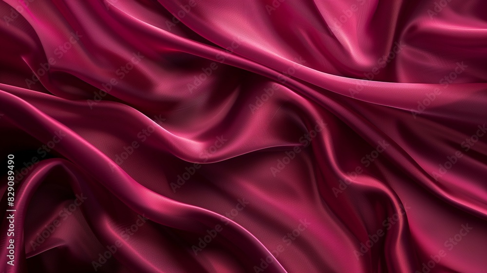 Fototapeta premium Burgundy silk texture elegent background