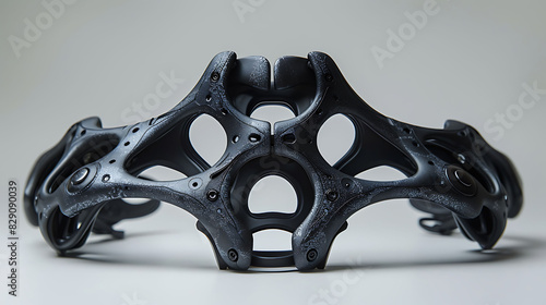 Front view mockup image white background of a spinal brace