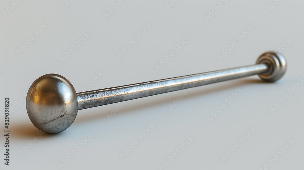 Front view mockup image white background of an orthopedic pin Front view mockup image white background of an orthopedic pin