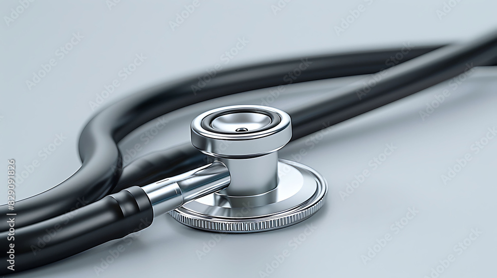 Front view mockup image white background of a laryngoscope Front view mockup image white background of a laryngoscope