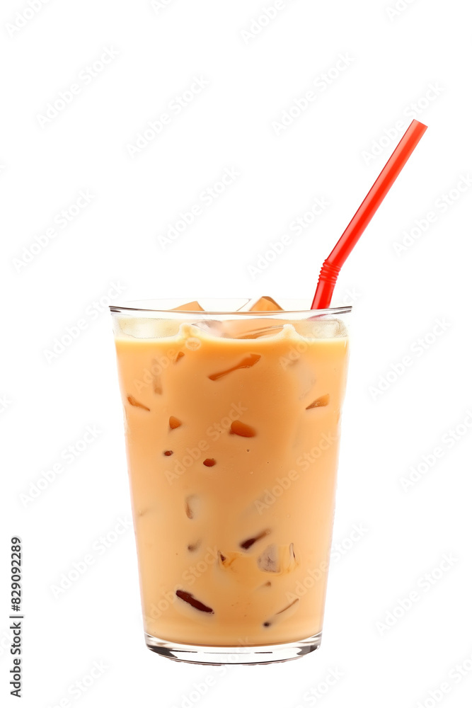 iced coffee in a glass with red straw, transparent png no background iced coffee in a glass with red straw, transparent png no background