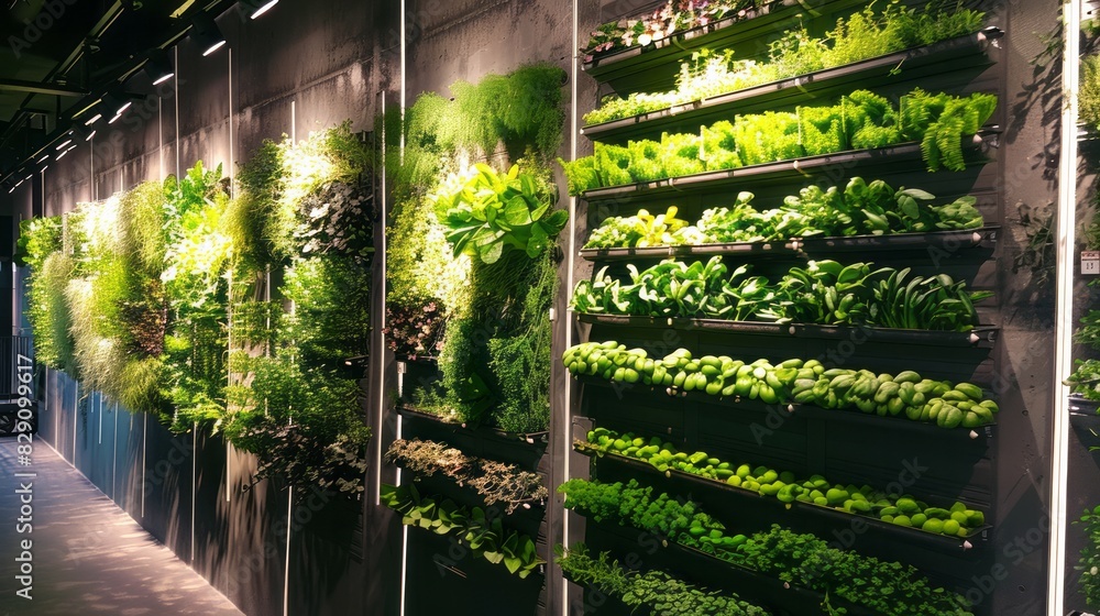 Hydroponic Microgreen Interior Walls Hydroponic Microgreen Interior Walls