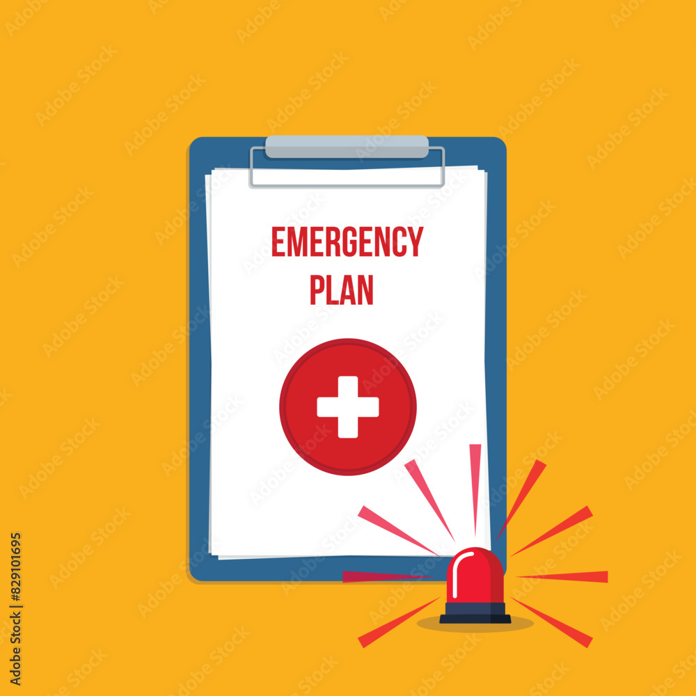 Emergency plan paper documents Emergency plan paper documents
