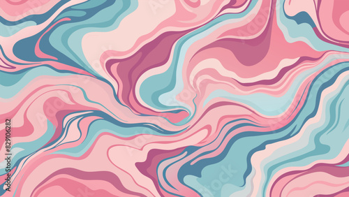 abstract pattern with waves, illustration, colorful
