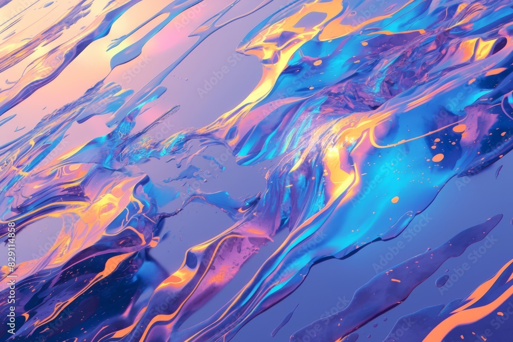 Creative fluid shapes for digital art Creative fluid shapes for digital art