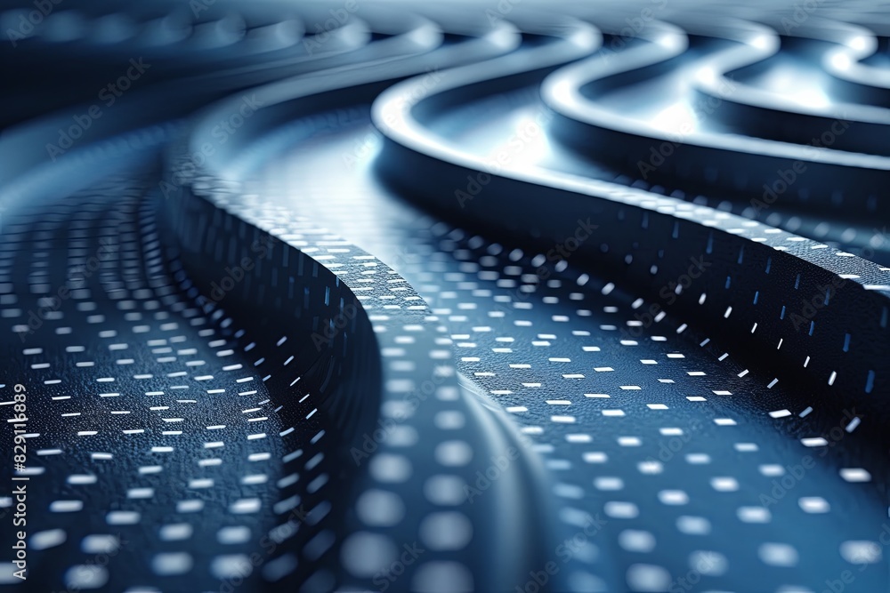 Futuristic High-Tech Lined Background with Metallic Shine High Futuristic High-Tech Lined Background with Metallic Shine High
