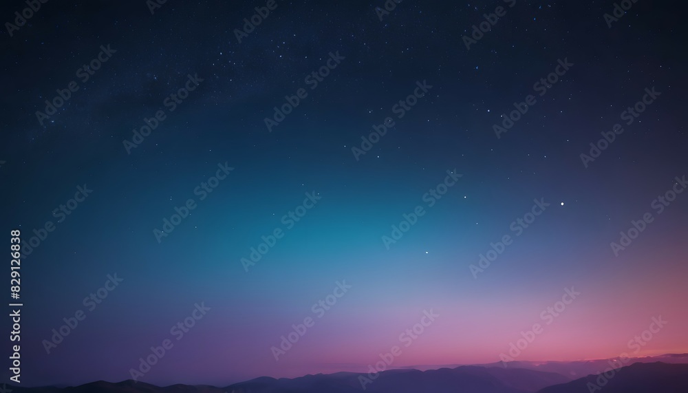 Fototapeta premium Blurred gradient background with stars and beautiful colours environment