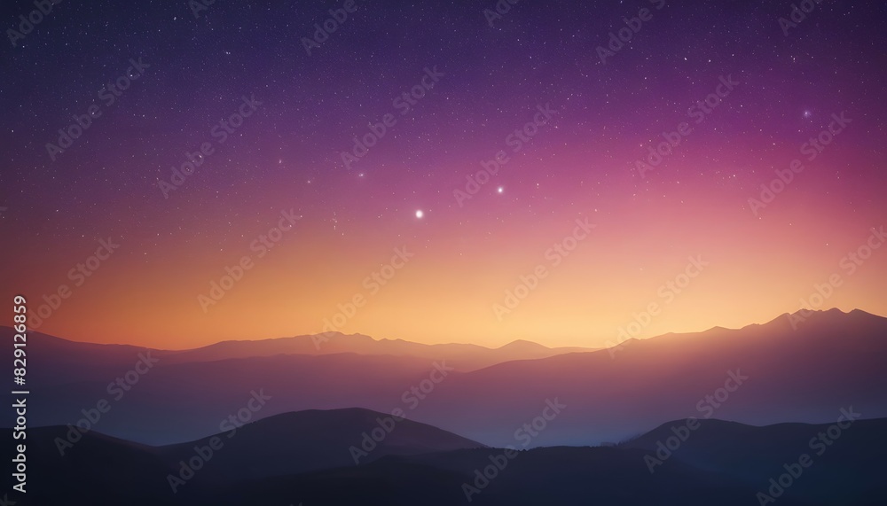Blurred gradient background with stars and beautiful colours environment Blurred gradient background with stars and beautiful colours environment