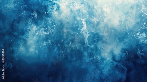 Abstract blue background with delicate textures and soft gradient lighting