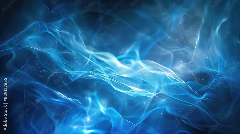 Abstract blue background with gradient meshes and light reflections for a sophisticated look Abstract blue background with gradient meshes and light reflections for a sophisticated look