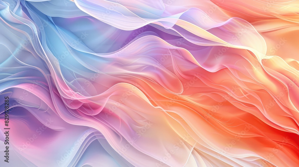 Abstract colorful wave background featuring intricate wave patterns and soft gradients Abstract colorful wave background featuring intricate wave patterns and soft gradients