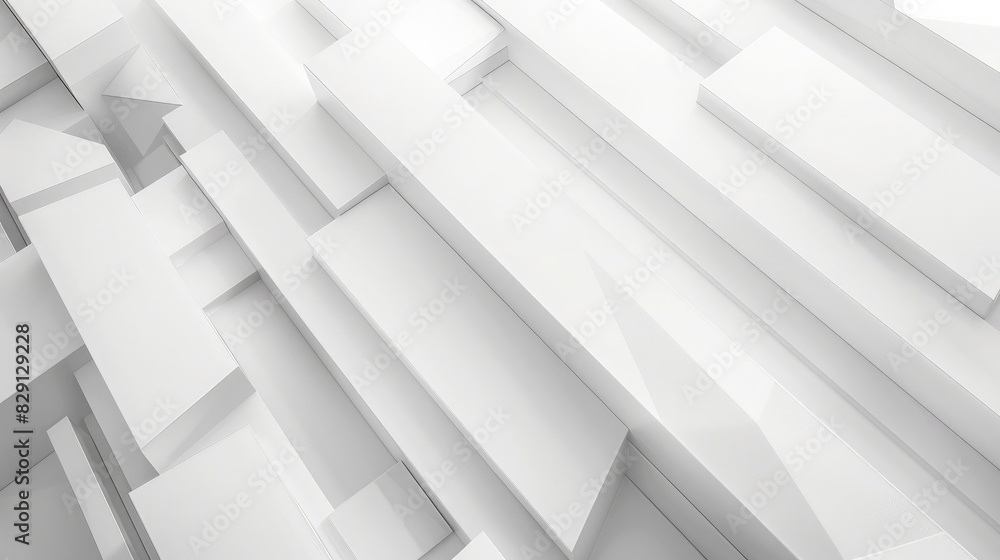 Abstract white background with clean geometric patterns and soft lighting Abstract white background with clean geometric patterns and soft lighting