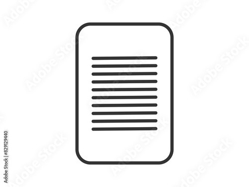 Icon depicting documents, suitable for web and mobile applications, isolated for use in graphic and design. Illustration a vector © Olena