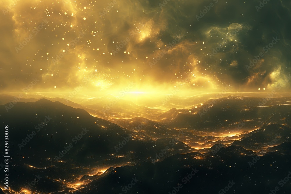 Stunning fantasy landscape with mountains and fiery skies. Perfect for backgrounds and creative projects. High resolution, vibrant imagery. Stunning fantasy landscape with mountains and fiery skies. Perfect for backgrounds and creative projects. High resolution, vibrant imagery.
