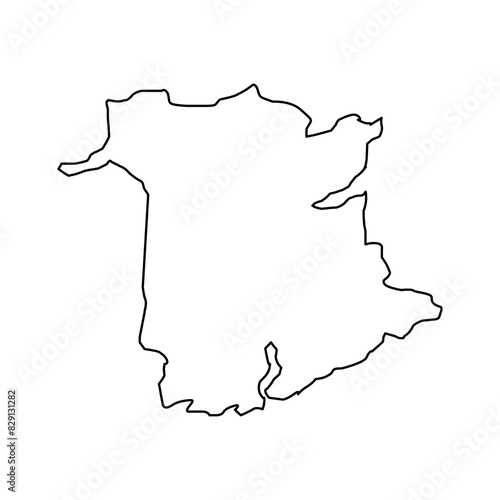 New Brunswick map