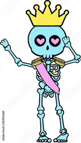 Cinderella prince charming, skeleton svg, Halloween clipart vector