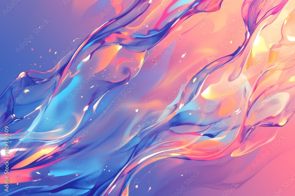 Obraz premium Abstract liquid motion for graphic design