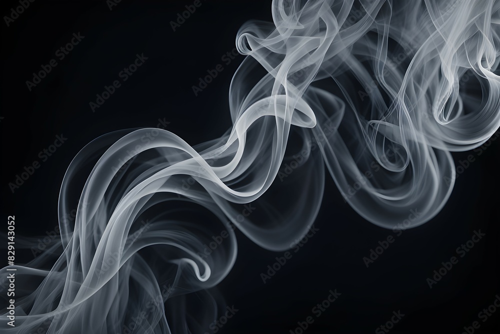 A long, curling stream of smoke A long, curling stream of smoke