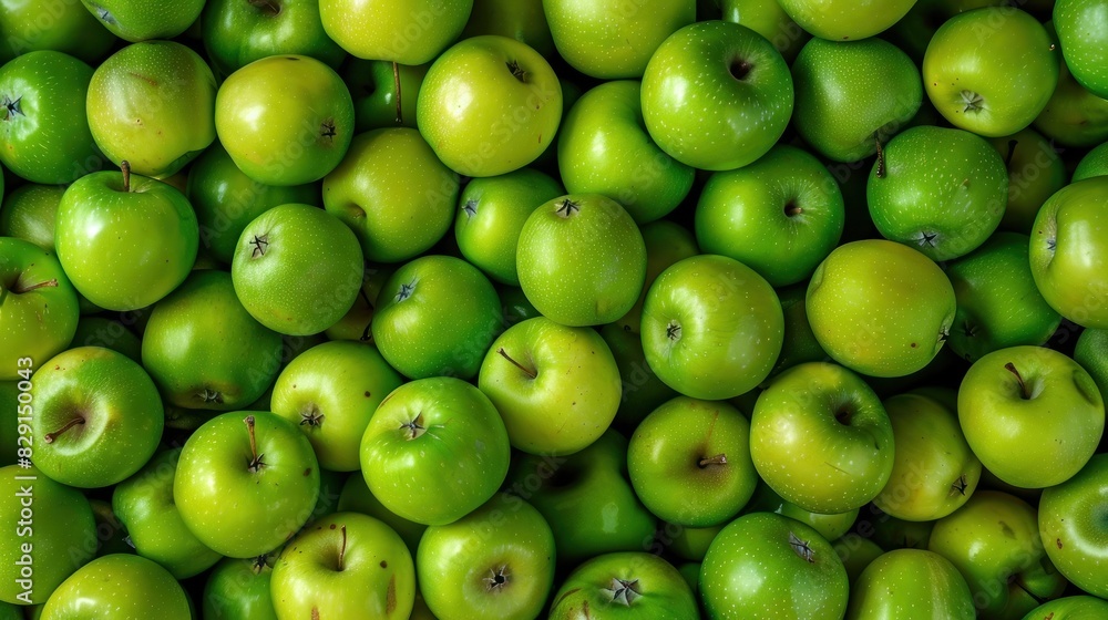 Green Apple Background, pile of green apples Green Apple Background, pile of green apples