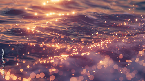 manifest background wallpaper, sparkles on the sea, fairycore, whimsical and dreamlike, stimwave