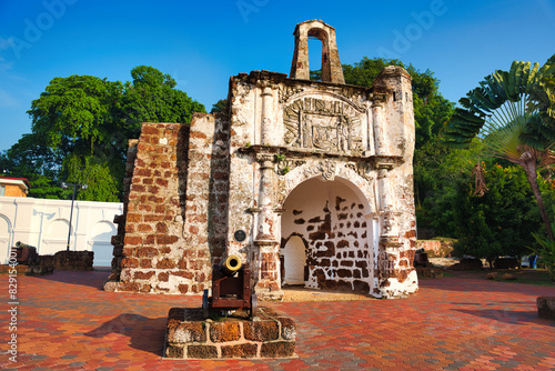 Quadro em tela ファモサ・マラッカ要塞　マレーシア　A Famosa, Malacca, Malaysia