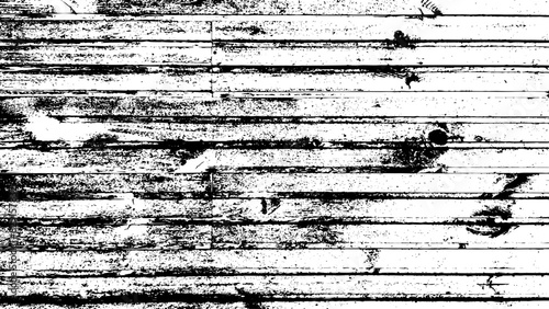 11-91. Wood floor texture effect - illustration. Black and white vector texture with scratch background.
