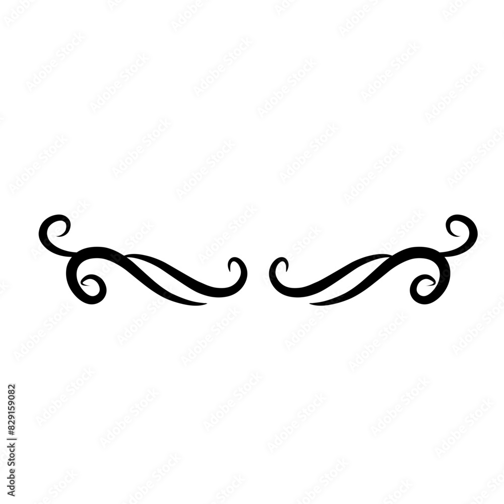 swirl border decoration swirl border decoration