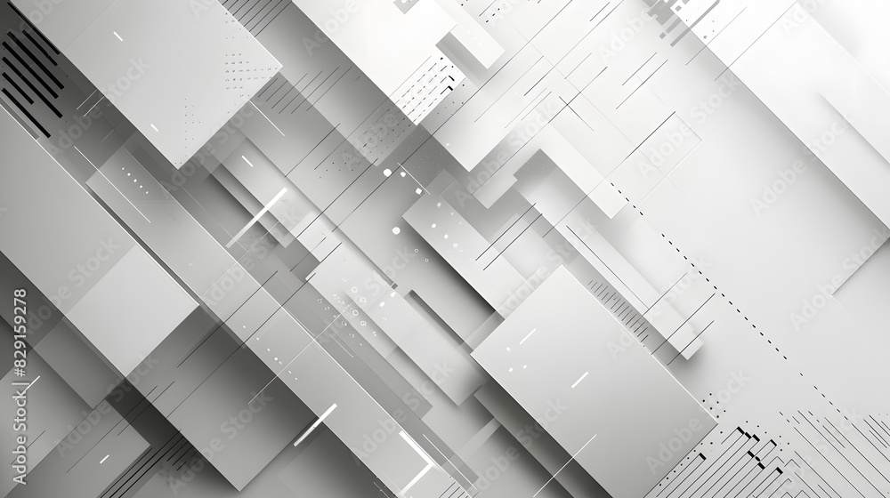 Grey white abstract background geometry shine and layer element vector for presentation design. Grey white abstract background geometry shine and layer element vector for presentation design.