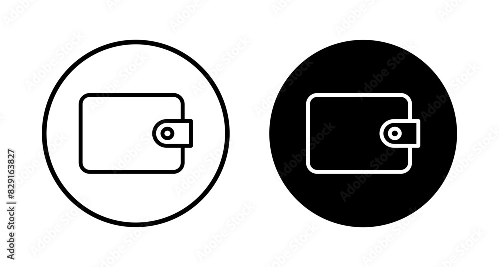 Wallet Icon vector isolated on white background. money wallet icon Wallet Icon vector isolated on white background. money wallet icon