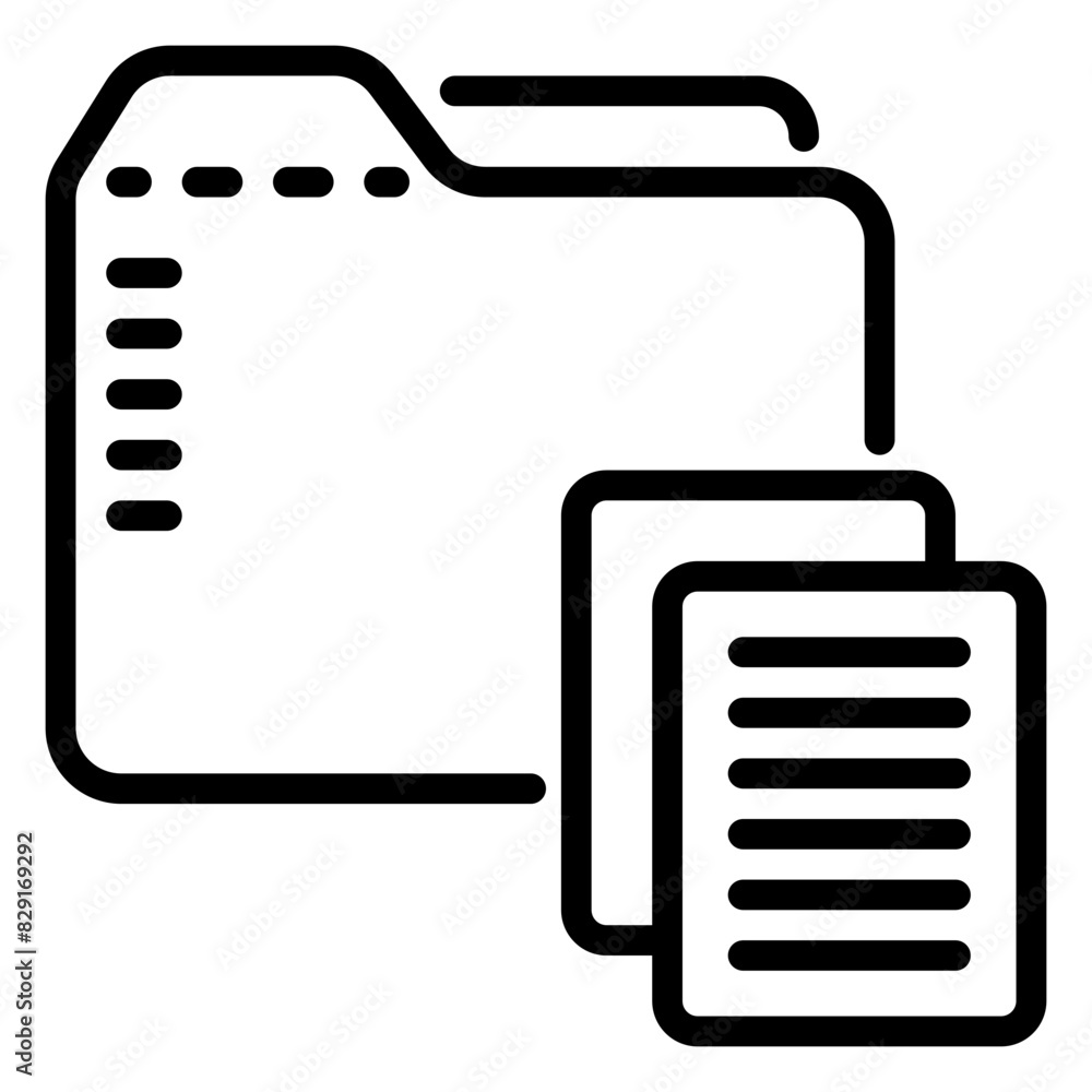 Archives icon, line icon style Archives icon, line icon style