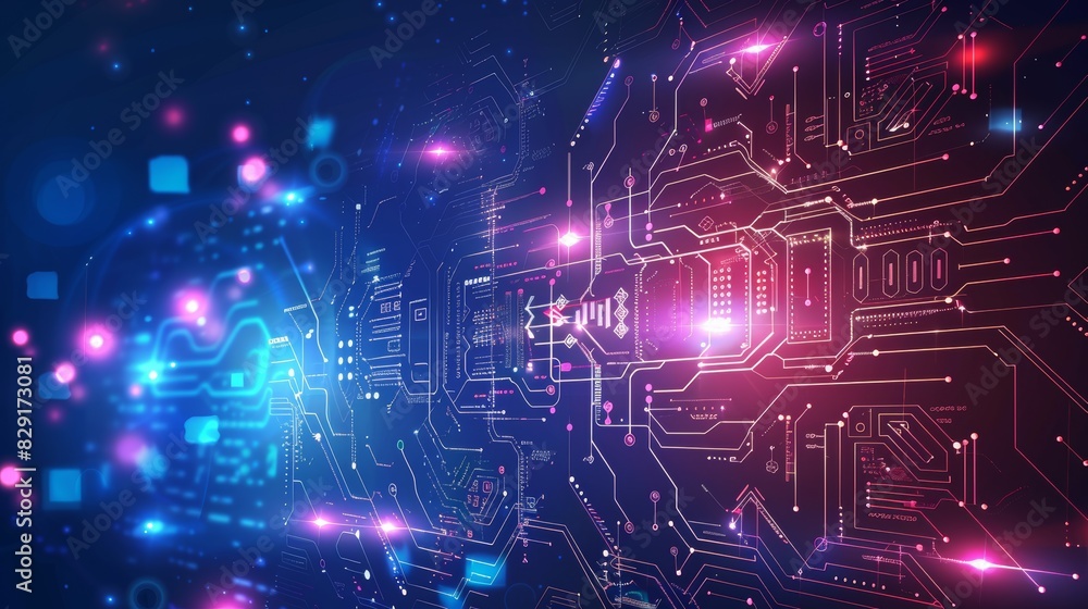 Hologram interface futuristic technology virtual on screen Hologram interface futuristic technology virtual on screen